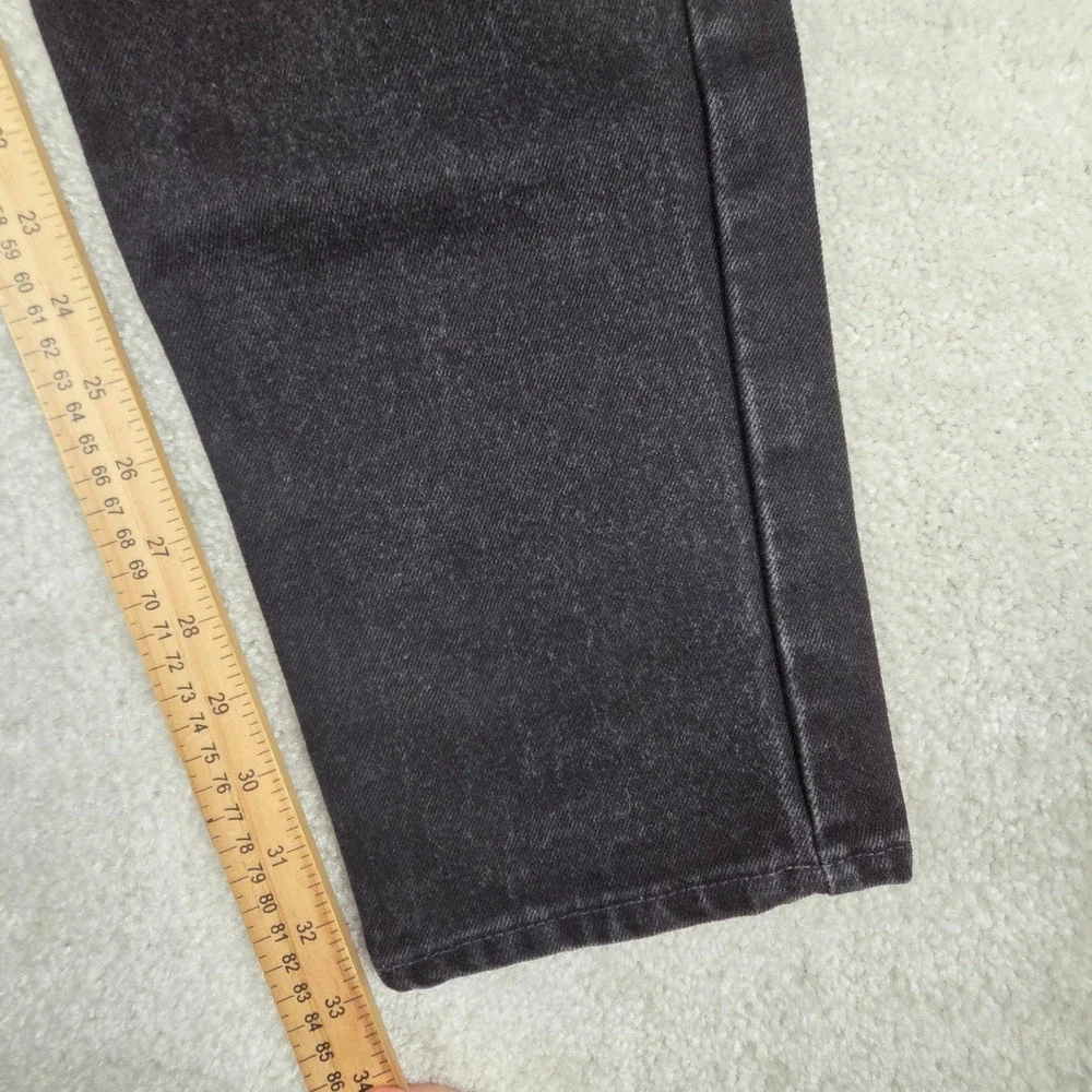 VTG Levis 550 Orange Tab Black Jeans Made In USA Mens 33x33 Relaxed Fit 90s